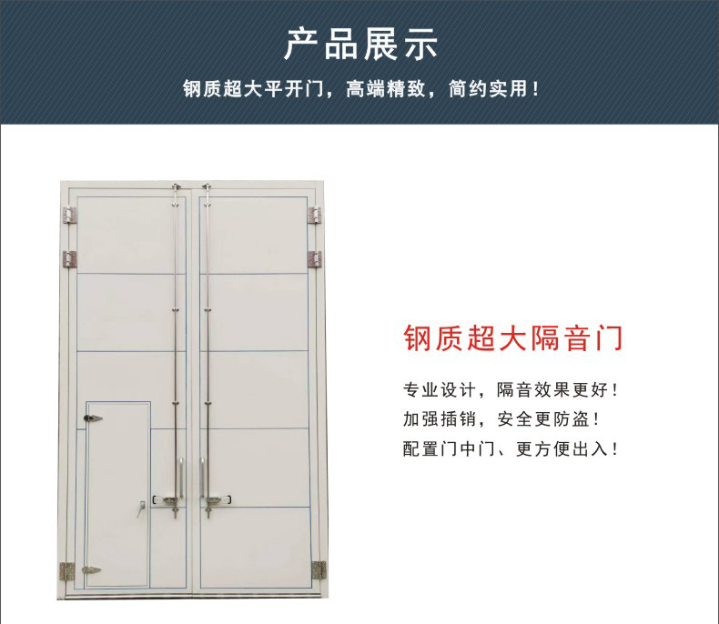 鋼質(zhì)超大平開門