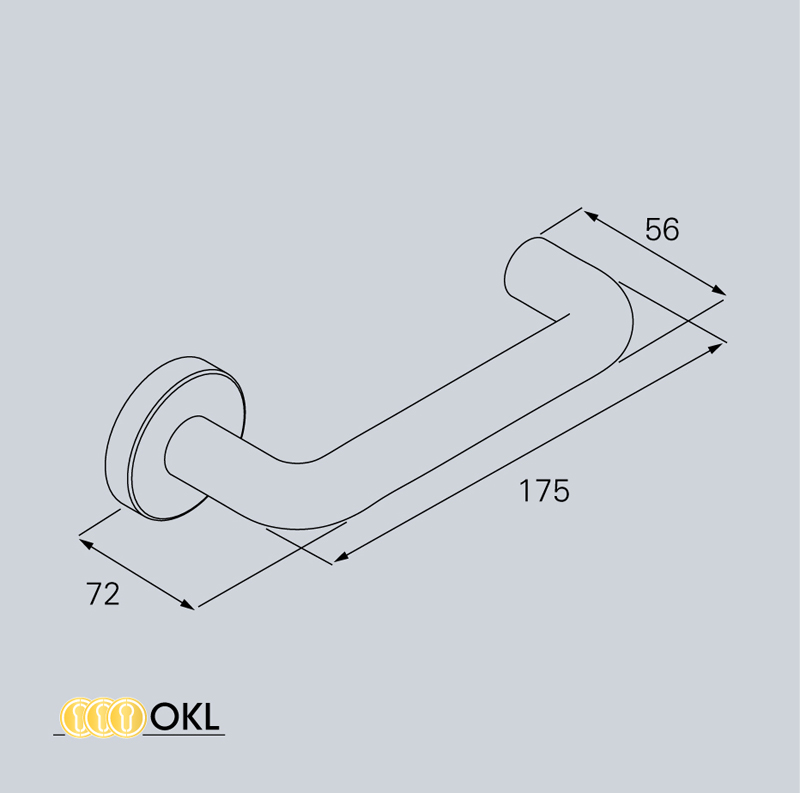 茵科分體式把手 D-190