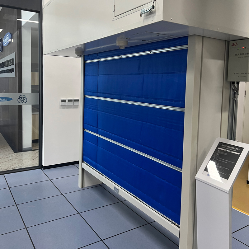 雙軌雙簾無機布特級防火卷簾門